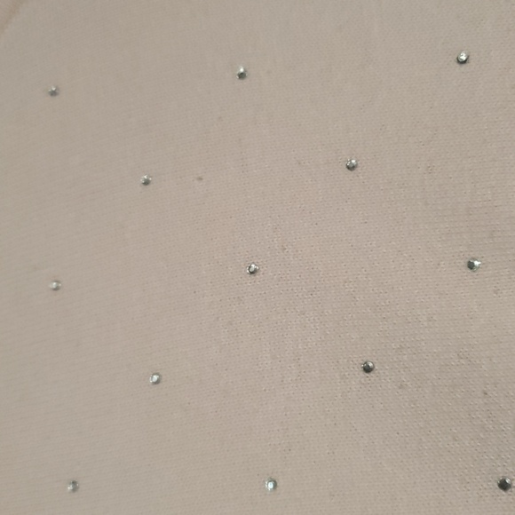 DKNY Light Pink Embellished Long Sleeve Top - Picture 3 of 5